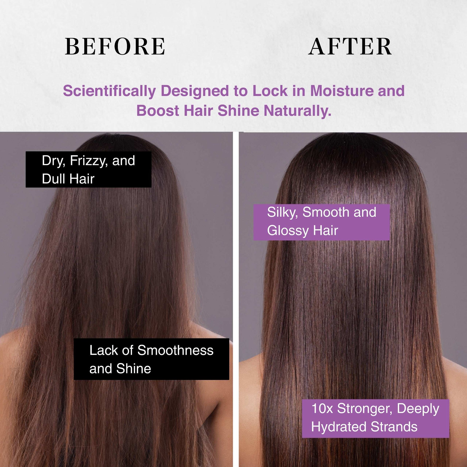 SUZYAN Ultra Smoothening Shampoo + Deep Conditioning Hair Mask Combo | Intense Frizz Control & Nourishment | Sulfate-Free, Paraben-Free | 250ml + 200g | For Soft, Silky & Manageable Hair