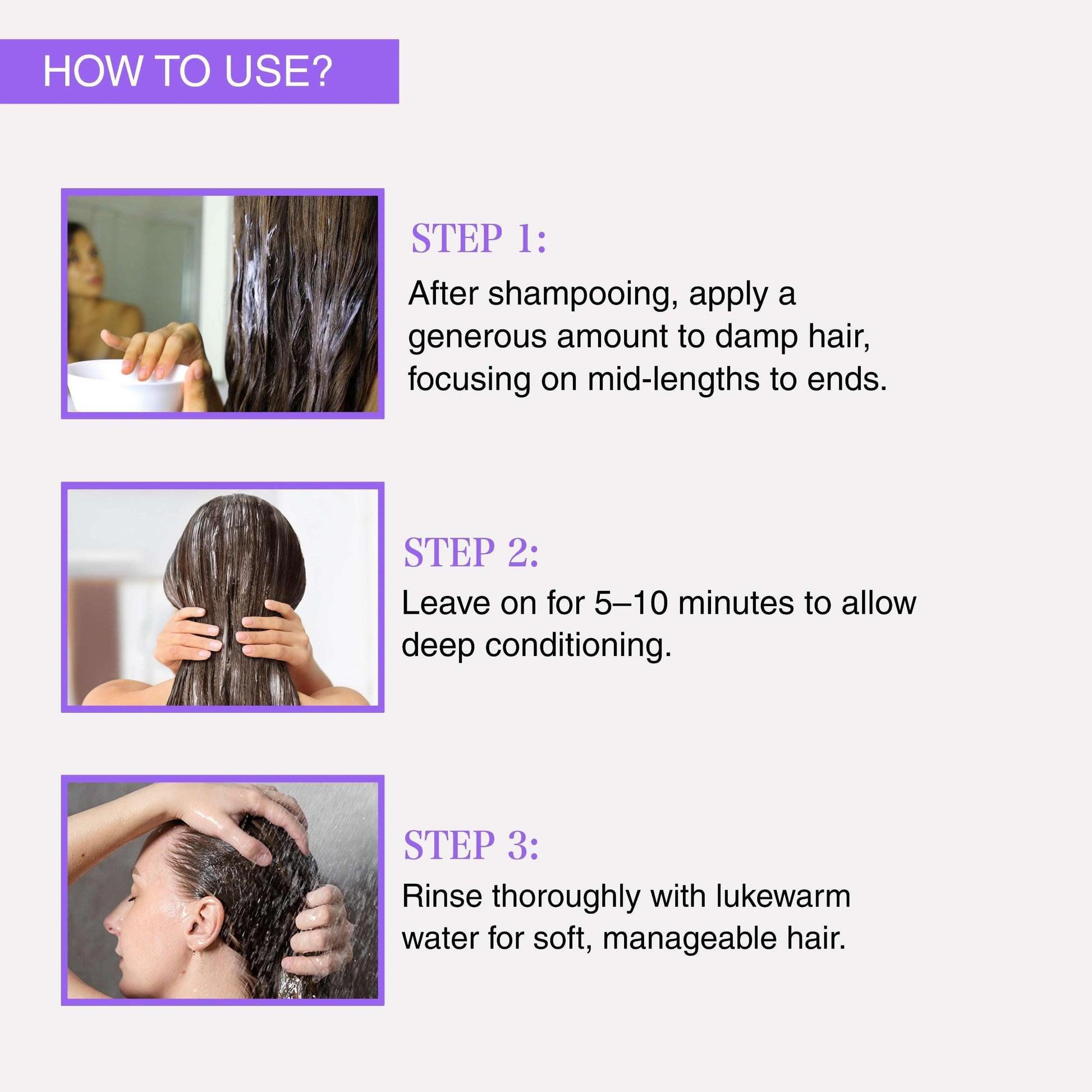 SUZYAN Premium Ultra Smoothing Hair Care Set | Luxurious Shampoo, Deep Repair Hair Mask & Hydragloss Serum | Salon-Like Shine & Frizz Control | Sulfate-Free, Paraben-Free | 3 Step Nourishment
