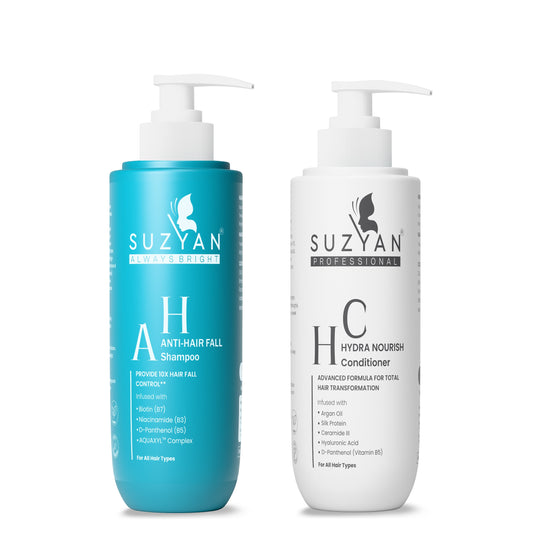 Suzyan Hair Fall Control Shampoo & Conditioner Combo | 250ml + 250ml